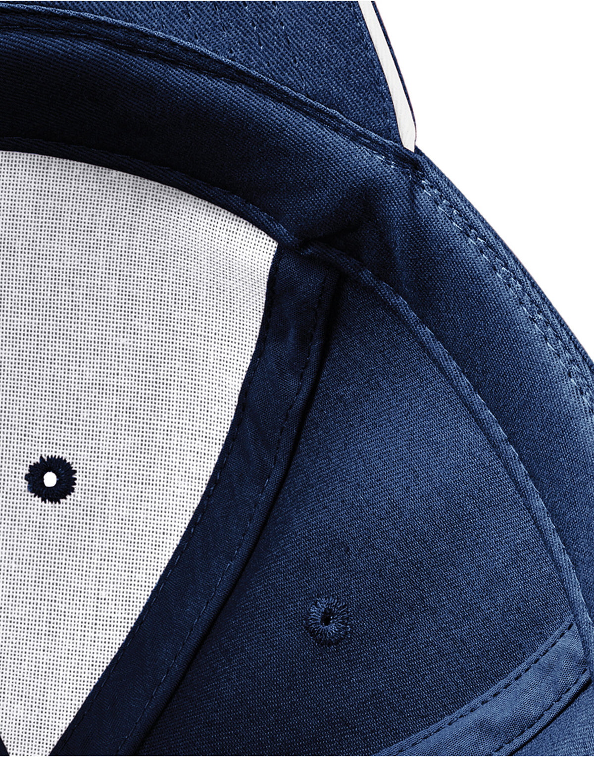Beechfield B20 Athleisure 6 Panel Cap - French Navy/White