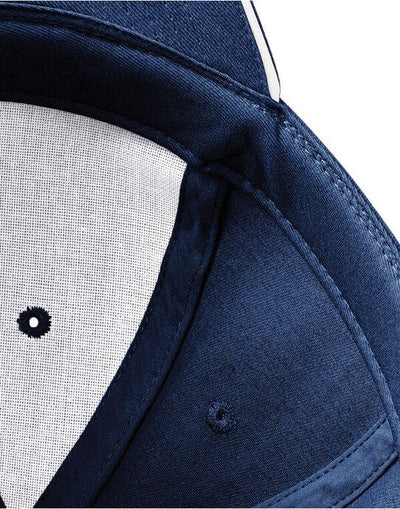Beechfield B20 Athleisure 6 Panel Cap - French Navy/White