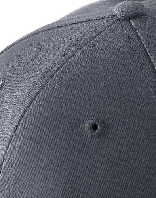 Beechfield B20 Athleisure 6 Panel Cap - Graphite Grey/Black