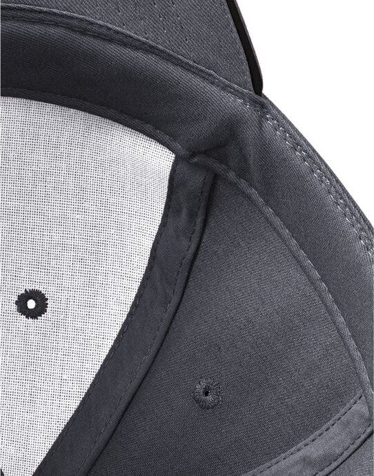 Beechfield B20 Athleisure 6 Panel Cap - Graphite Grey/Black