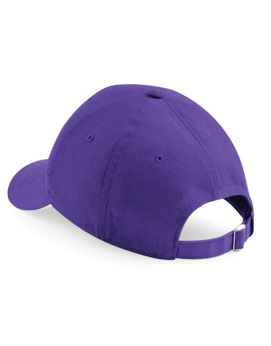 Beechfield B20 Athleisure 6 Panel Cap - Purple/White