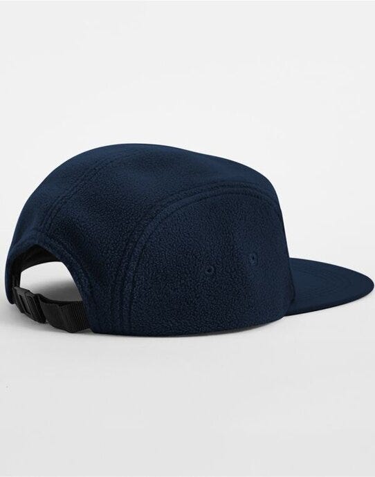 Beechfield B220R Fleece Outdoor Camper Cap - Navy