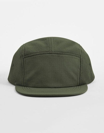 Beechfield B220R Fleece Outdoor Camper Cap - Olive Green