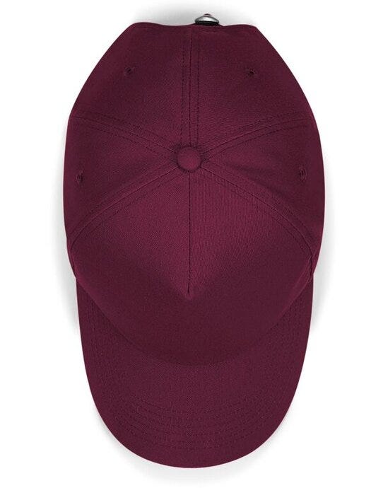 Beechfield B25 Authentic 5 Panel Cap - Burgundy