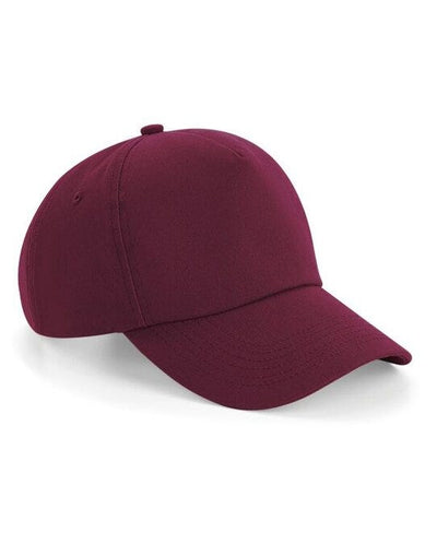 Beechfield B25 Authentic 5 Panel Cap - Burgundy
