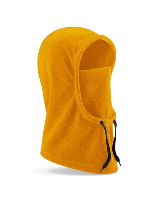 Beechfield B282R Recycled Fleece Hood - Mustard
