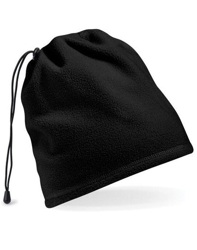 Beechfield B285 Suprafleece® Snood/Hat Combo - Black