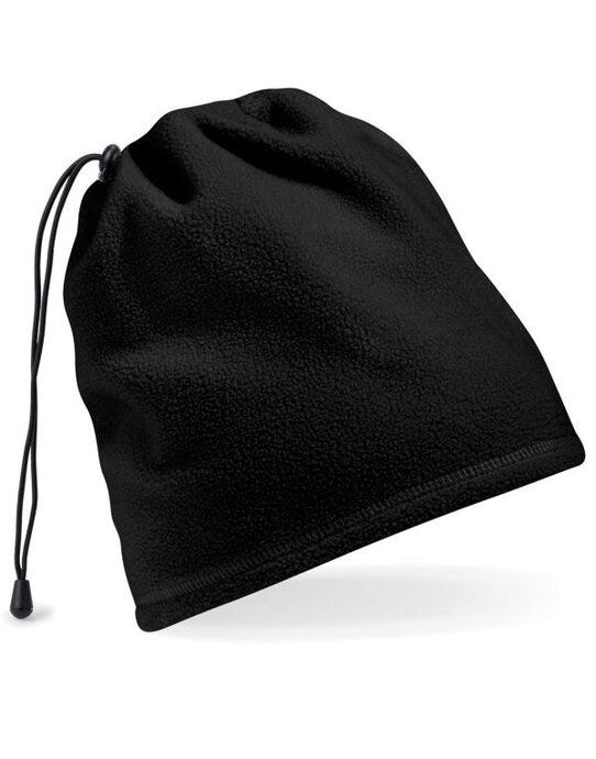 Beechfield B285 Suprafleece® Snood/Hat Combo - Black