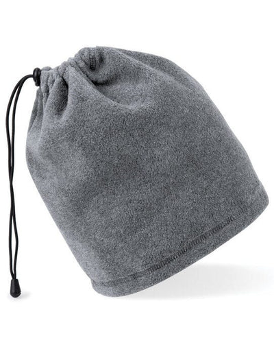Beechfield B285 Suprafleece® Snood/Hat Combo - Charcoal