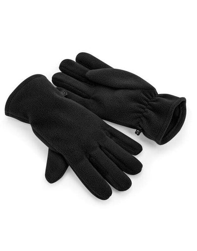 Beechfield B298R Recycled Fleece Gloves - Black
