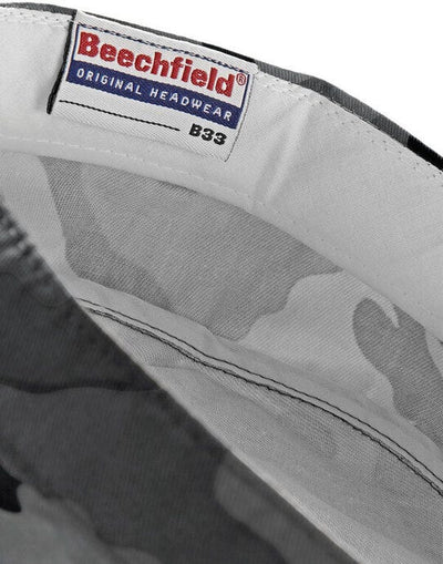 Beechfield B33 Camo Army Cap - Urban Camo