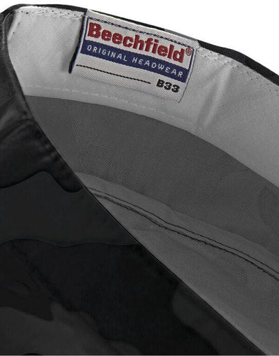 Beechfield B33 Camo Army Cap - Midnight Camo