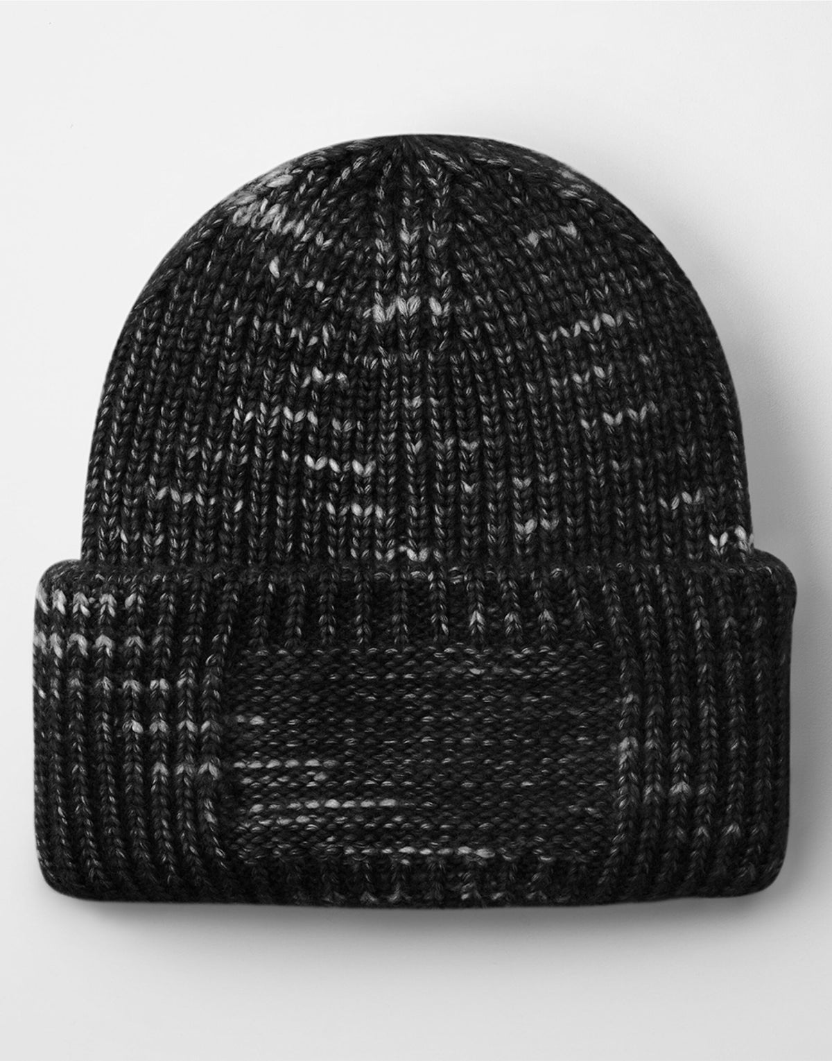 Beechfield B330R Chunky Knitted Patch Beanie - Midnight Haze