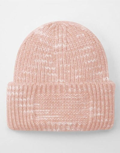 Beechfield B330R Chunky Knitted Patch Beanie - Strawberry Haze