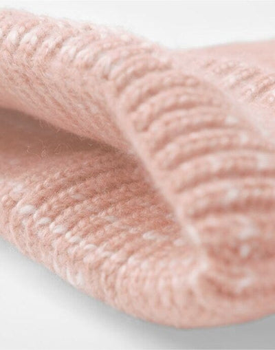 Beechfield B330R Chunky Knitted Patch Beanie - Strawberry Haze