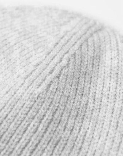 Beechfield B336R Deep Cuff Tonal Patch Beanie - Cloudy Grey