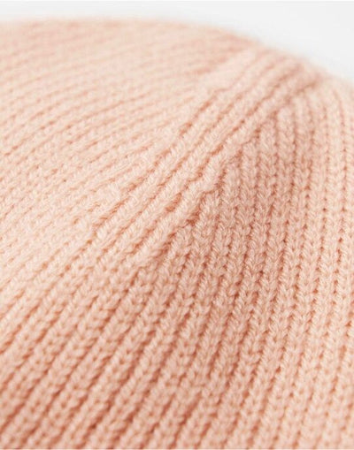 Beechfield B336R Deep Cuff Tonal Patch Beanie - Peach