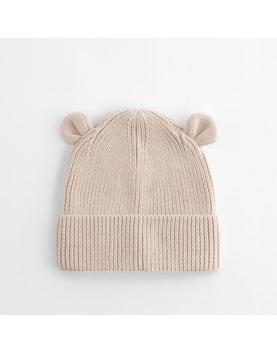 Beechfield B340A Organic Baby Bear Beanie - Almond