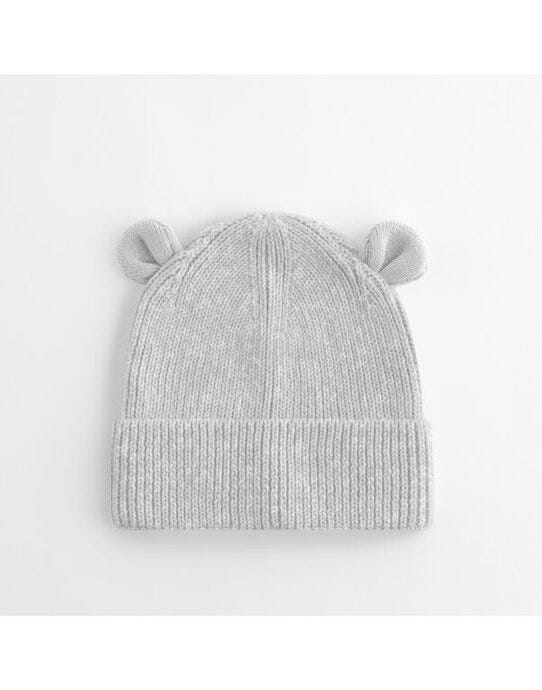 Beechfield B340A Organic Baby Bear Beanie - Cloudy Grey