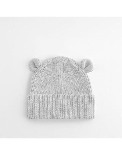 Beechfield B340A Organic Baby Bear Beanie - Cloudy Grey