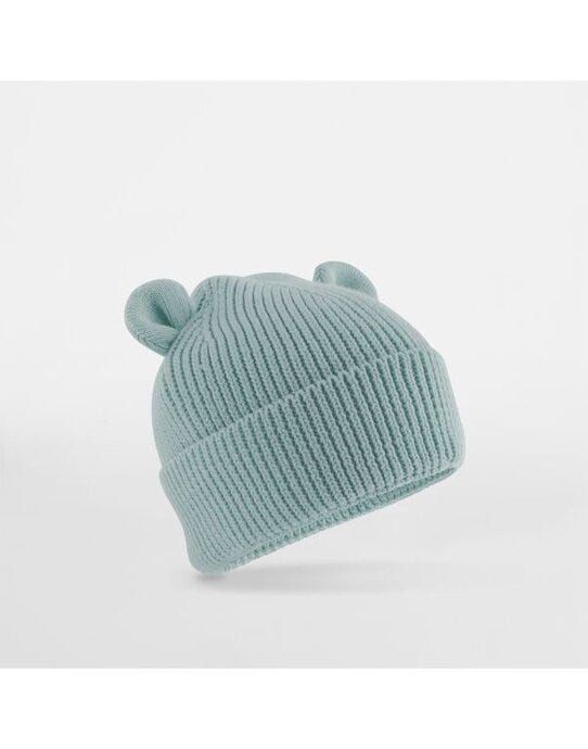 Beechfield B340A Organic Baby Bear Beanie - Dusty Turquoise