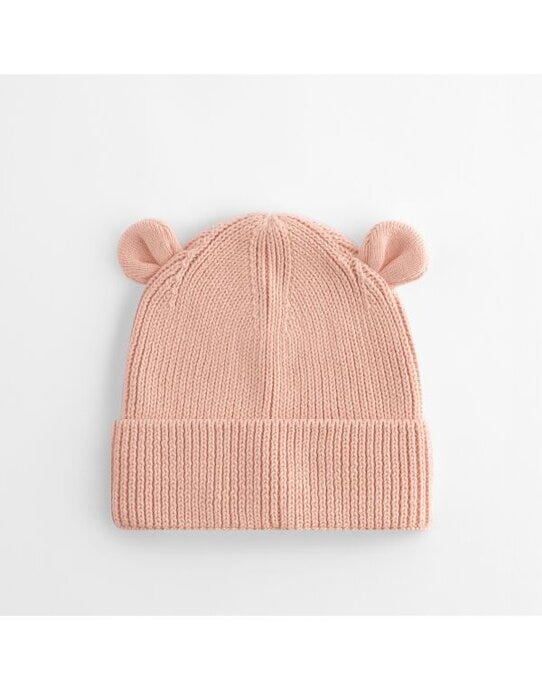 Beechfield B340A Organic Baby Bear Beanie - Peach