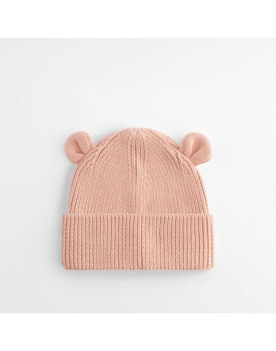 Beechfield B340A Organic Baby Bear Beanie - Peach