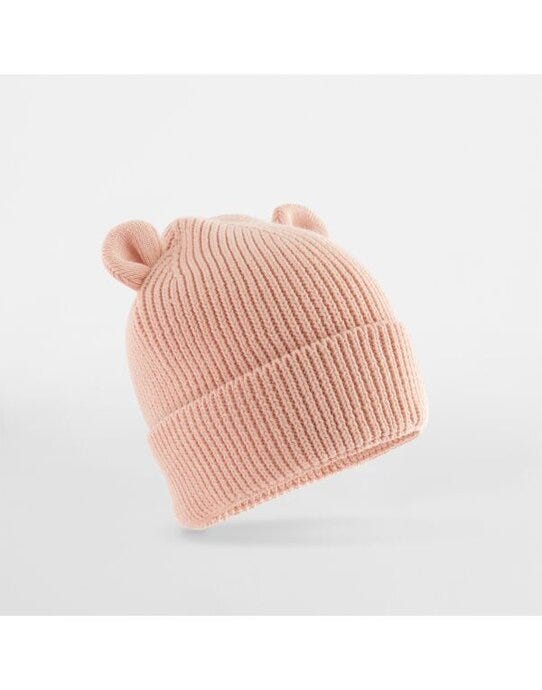 Beechfield B340A Organic Baby Bear Beanie - Peach
