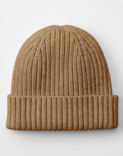 Beechfield B341B Organic Cotton Kids Beanie - Biscuit
