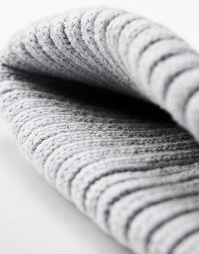Beechfield B341B Organic Cotton Kids Beanie - Cloudy Grey