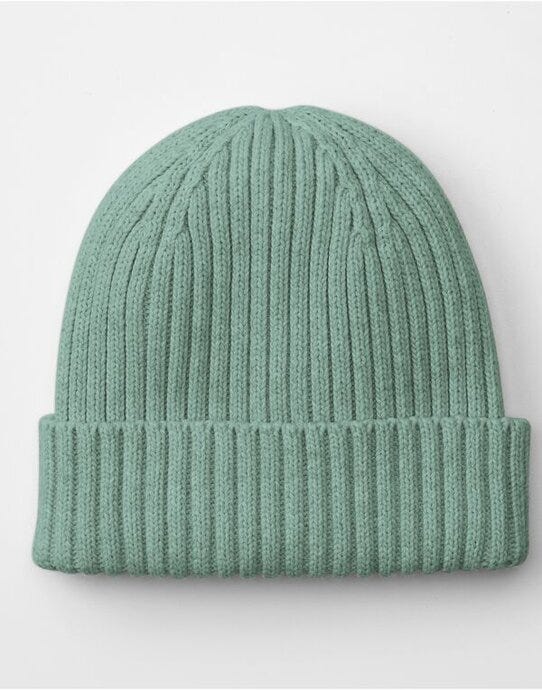 Beechfield B341B Organic Cotton Kids Beanie - Dusty Green