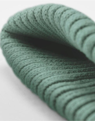Beechfield B341B Organic Cotton Kids Beanie - Dusty Green