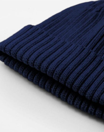 Beechfield B341B Organic Cotton Kids Beanie - Oxford Navy