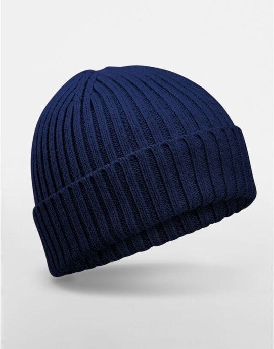 Beechfield B341B Organic Cotton Kids Beanie - Oxford Navy