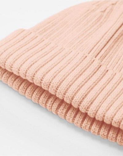 Beechfield B341B Organic Cotton Kids Beanie - Peach