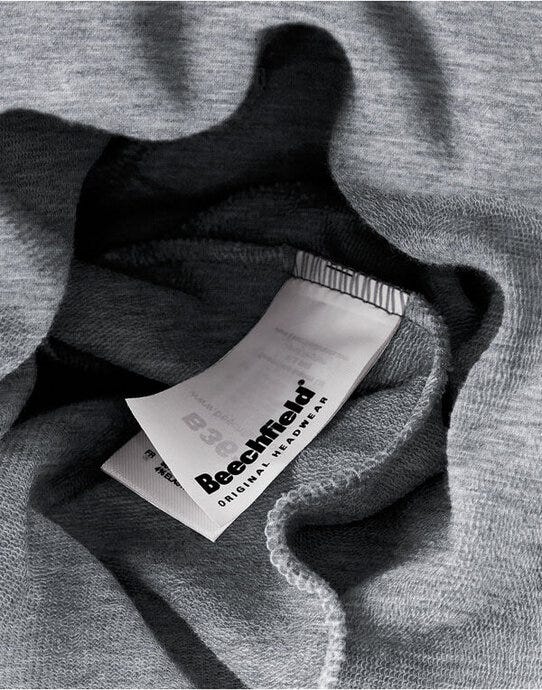 Beechfield B361 Jersey Beanie - Heather Grey