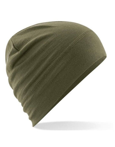 Beechfield B370 Merino Beanie - Military Green