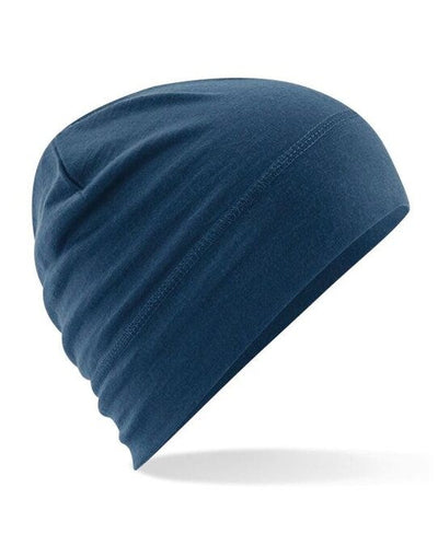 Beechfield B370 Merino Beanie - Steel Blue
