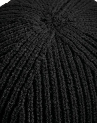 Beechfield B380 Engineered Knit Ribbed Beanie - Black