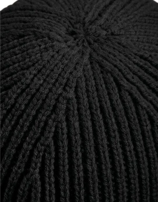 Beechfield B380 Engineered Knit Ribbed Beanie - Black