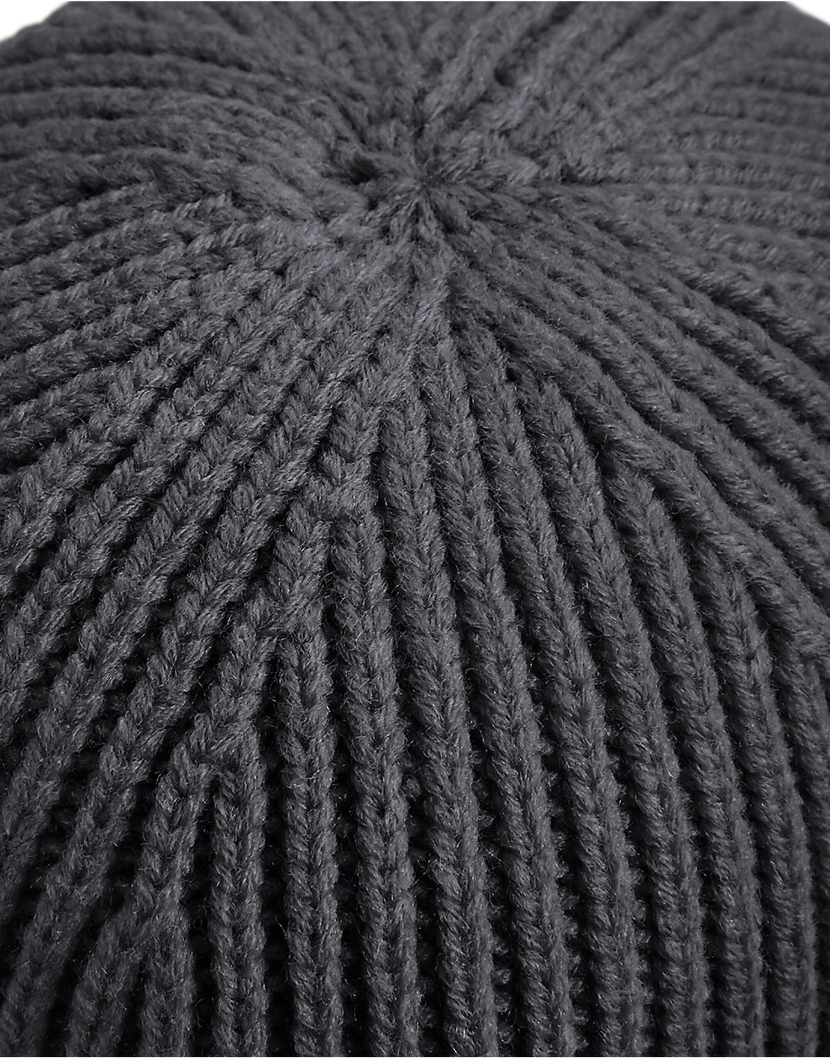 Beechfield B380 Engineered Knit Ribbed Beanie - Graphite
