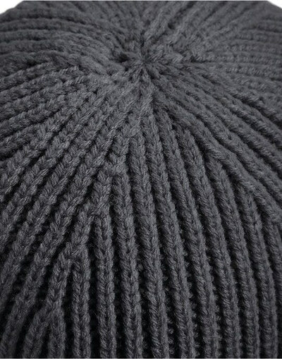 Beechfield B380 Engineered Knit Ribbed Beanie - Graphite
