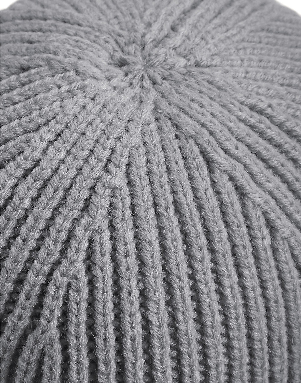 Beechfield B380 Engineered Knit Ribbed Beanie - Light Grey