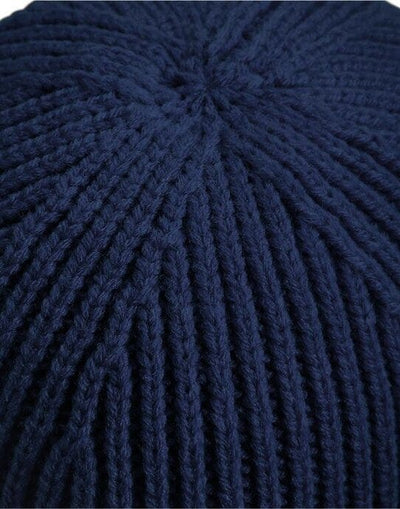 Beechfield B380 Engineered Knit Ribbed Beanie - Oxford Navy