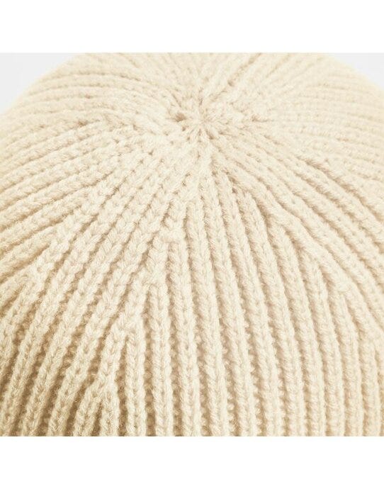Beechfield B380 Engineered Knit Ribbed Beanie - Oat