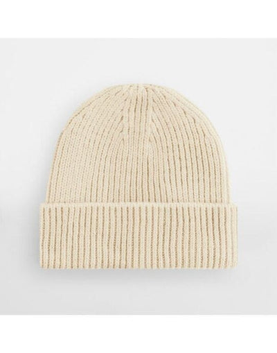 Beechfield B380 Engineered Knit Ribbed Beanie - Oat