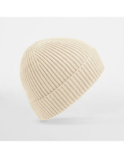 Beechfield B380 Engineered Knit Ribbed Beanie - Oat