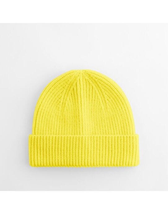Beechfield B381B Kids Fashion Beanie - Lemon