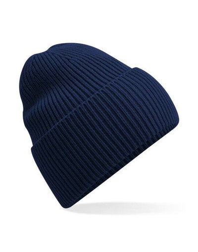 Beechfield B384R Oversized Cuffed Beanie - Oxford Navy