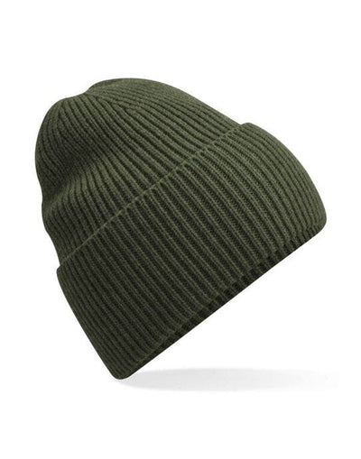 Beechfield B384R Oversized Cuffed Beanie - Olive